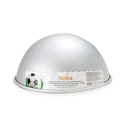 Afbeelding van Decora 0062957 halve bolvorm Ø 22 x H 11 cm, geanodiseerd aluminium