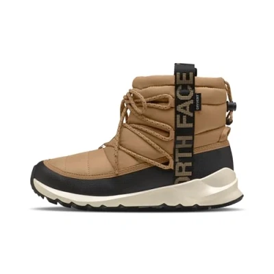 Afbeelding van The North Face W Thermoball Snowboots, Dames, Maat: 38, Almond butter tnf black Rubber/ textiel