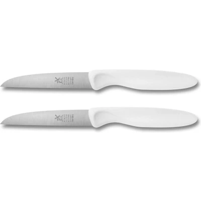 Afbeelding van (2 stuks) Robert Herder Molenmes Schilmesje Aardappelmes RVS Wit handvat