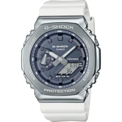 Afbeelding van G SHOCK Unisex Horloge, Maat: One Size, White/blue