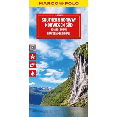Afbeelding van Marco Polo Wegenkaart Noorwegen Zuid