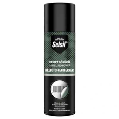 Afbeelding van SELSIL etiketverwijderaar, lijmverwijderaar, stickerverwijderaar, etiketverwijderingsspray (1 x 200 ml)