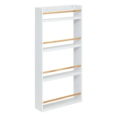 Afbeelding van Atmosphera Boekenkast voor kinderen, 4 planken, wit, hoogte 118 cm