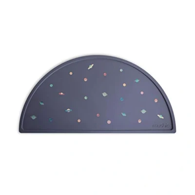 Image de Mushie Set de Table pour Assiette Silicone et Antidérapante sans BPA Accessoires Bébé, Jeunes Enfants Garçons Filles Matériel Durable &amp; Haute Qualité Planets