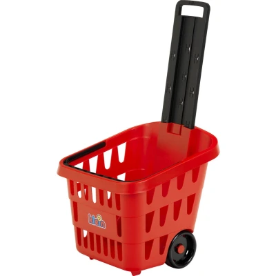 Afbeelding van Klein Toys MM winkelmandje incl. handige draaggreep en uitschuifbaar handvat rood zwart