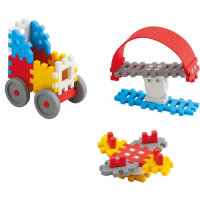 Afbeelding van Marioinex mini waffle constructor blue 35st