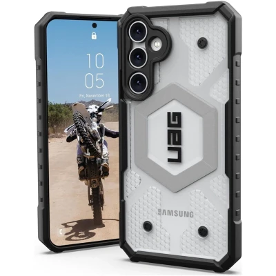 Afbeelding van Urban Armor Gear Pathfinder geschikt voor Samsung Galaxy S23 FE Back Cover Hoesje Grote Knoppen Ice