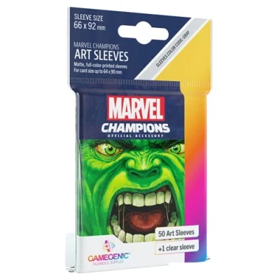 Afbeelding van Gamegenic Marvel Champions Art Sleeves Hulk (50 stuks)
