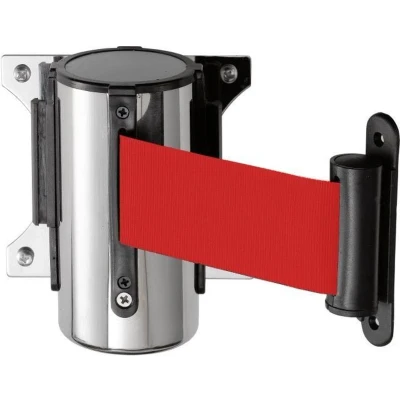Afbeelding van Wandmodel afzetkoord Easy serie 300cm rood