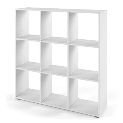 Afbeelding van Vicco Boekenkast Nove 9 vakken ruimteverdeler staand rek archiefrek opslag (wit)