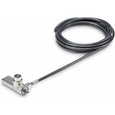 Afbeelding van StarTech.com DUALKA10 LAPTOP LOCK kabelslot Zwart, Staal