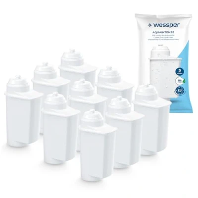 Afbeelding van Wessper Waterfilterpatroon voor koffiezetapparaat, 9 delig, TZ700D3, 467873, 575491, Brita Intenza filter, compatibel met Siemens EQ 6,9, TI305206RW, Bosch TCZ7003 TCZ 7003 TCZ7033