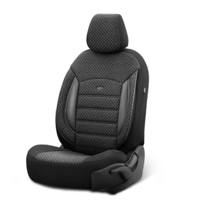 Afbeelding van Otom OT61596 Stoelhoes zwart/grijs voor en achter OPEL: Combo D Tour, Vivaro B Combi, Van, MERCEDES BENZ: Sprinter 3.5 t Van