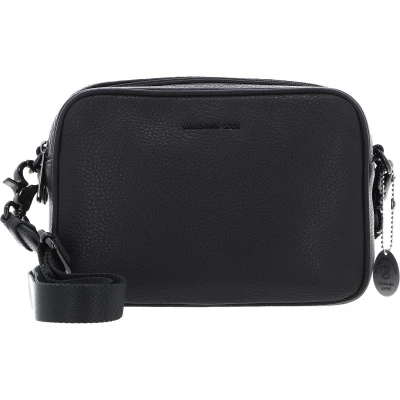 Afbeelding van MANDARINA DUCK Leren Schoudertas Mellow Leather Crossbody Camera Bag Stormy Weather Donkergrijs