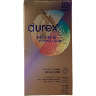 Afbeelding van Durex Condooms Nude Extra Lube 10ST