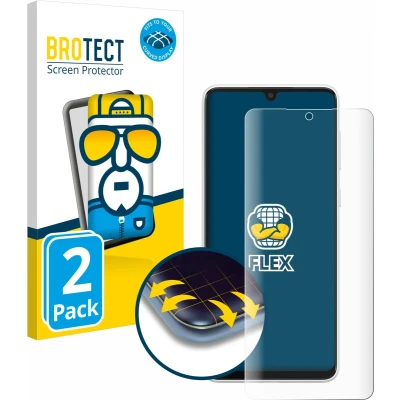 Afbeelding van BROTECT Screenprotector voor Samsung Galaxy A33 5G Folie Beschermfolie transparant volledig dekking (2 Stuks)