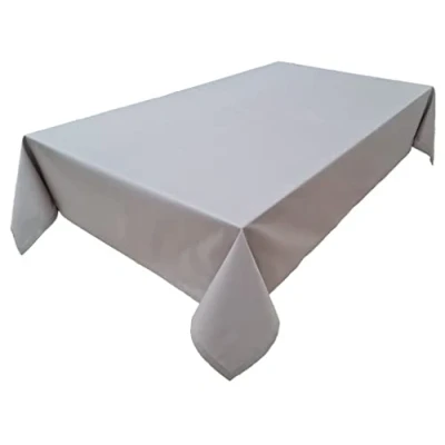 Afbeelding van Tafelkleed van hoogwaardige kwaliteit 100% katoen Conceptcollectie Kleur en maat naar keuze (tafelkleed 100 x cm, lichtgrijs)