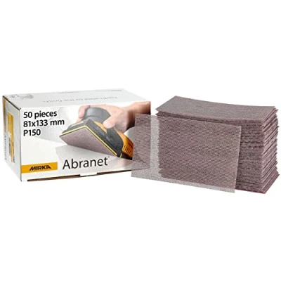 Afbeelding van Mirka Abanet 5417805015 schuurbanden kunststof 81 x 133 mm korrel P150 voor het slijpen van hout, spatel, lak,