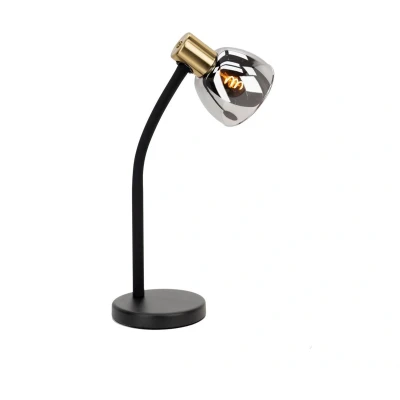 Afbeelding van EGLO Macere Tafellamp Bureaulamp E14 34 cm Zwart/Goud