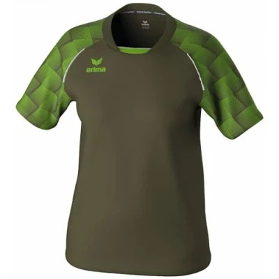 Afbeelding van Erima Evo Star Shirt Korte Mouw Dames Khaki / Green Gecko Maat: 44