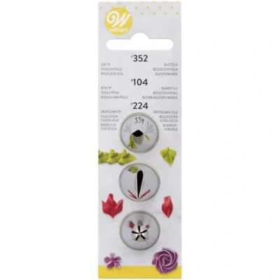 Afbeelding van Wilton Spuitmondjes Set #104, #352, #224