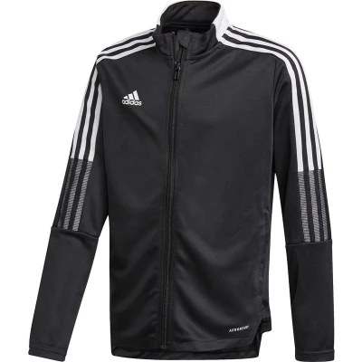 Afbeelding van adidas Tiro 21 Track Jacket Youth Kids Trainingsjack 128 Zwart
