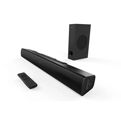 Afbeelding van Creative Stage V2 Soundbar voor TV en desktopmonitor met subwoofer (zwart)