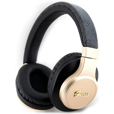 Afbeelding van Guess 4G Script Logo Bluetooth Stereo Over Ear Koptelefoon Zwart