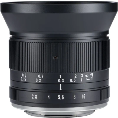 Afbeelding van 7artisans Cameralens 12mm F2.8 MKII voor M43 vatting (Panasonic/Olympus), zwart