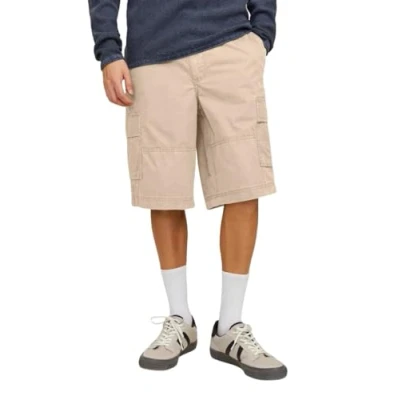 Afbeelding van JACK &amp; JONES Jpstcole Jjcampaign Short Cargo Homme, Beige Clair, M