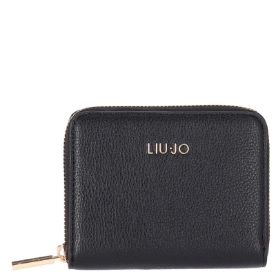 Afbeelding van LIU JO ZIP Around Portemonnee, Dames, Maat: One Size, Nero