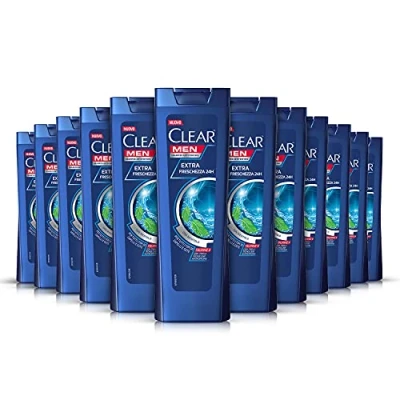 Afbeelding van Clear Extra frisse shampoo, 24 uur, spaarverpakking, 12 x 225 ml