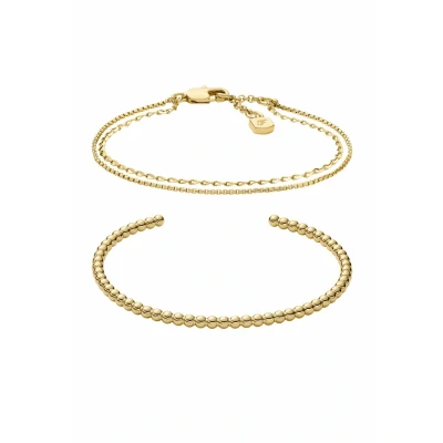 Afbeelding van Fossil Dames Gift Set goudkleurig