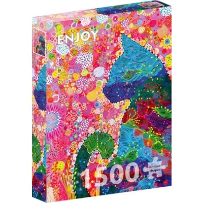 Afbeelding van Enjoy puzzel Wandering Cat 1500 stukjes.