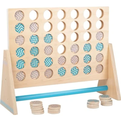 Afbeelding van Small Foot Houten Spel Four in a Row XXL, 43dlg.