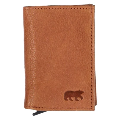 Afbeelding van Bear Design Pasjeshouders Frits cognac