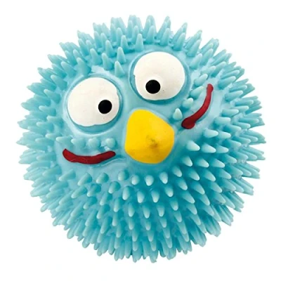 Afbeelding van Ebi Speelgoed Voor Dieren Hond Rubber Lucky Bird Met Munt Smaak M 8,3cm Blauw 1st