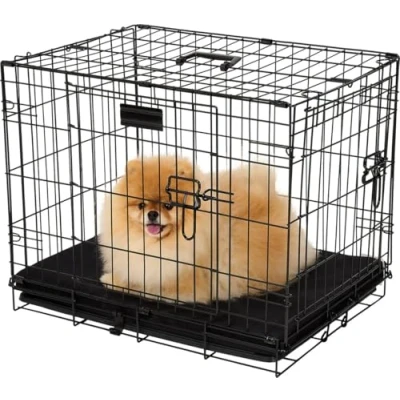 Afbeelding van Brixy Hondenbench Bench Voor Honden Maat L Opvouwbaar 91 x 58 65 CM 2 Deuren Zwart