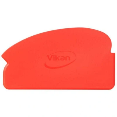 Afbeelding van Vikan Handschrapers en Krabbertjes Flexibele Handschraper Polypropyleen 165x2x92mm Per Set Van 10 Stuks Rood
