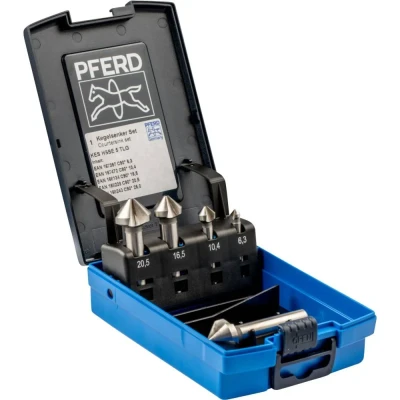 Afbeelding van PFERD SET KES HSSE DIN 335 C90 5 25202156 Kegelverzinkboorset HSS 1 stuk(s)