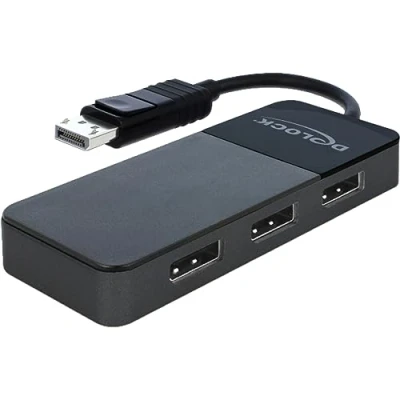 Afbeelding van DeLOCK DisplayPort 1.4 in &gt; 3x out