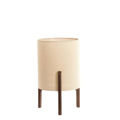 Afbeelding van Light &amp; Living Tafellamp Litto Donkerbruin Ø28cm