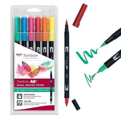 Afbeelding van Set of 6 dermatologically tested colours, in box includes: ABT 055, 296, 493, 725, 856, 925
