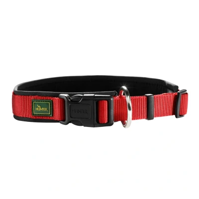 Afbeelding van Hunter Klikhalsband Vario Plus Rood&amp;Zwart Hondenhalsband 45 50x2.0 cm