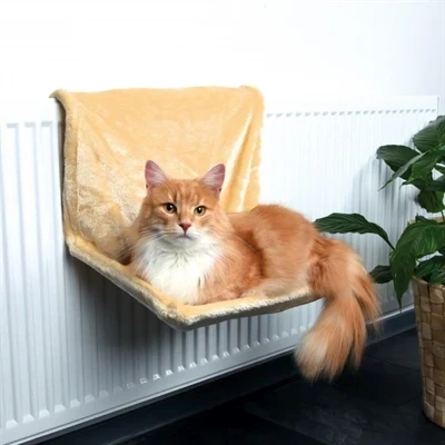 Afbeelding van Trixie Radiatorhangmat Pluche Beige 48X26X30 CM