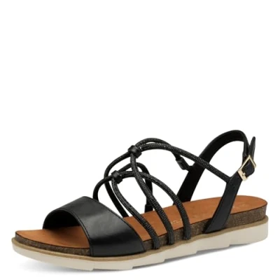 Afbeelding van Marco Tozzi Sandalen zwart Synthetisch Dames Maat 37