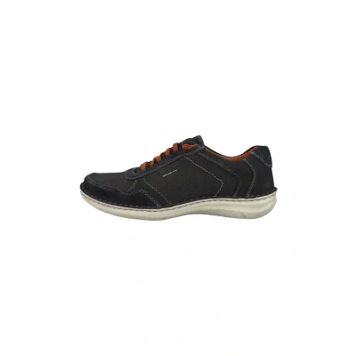 Afbeelding van Josef Seibel Sportieve veterschoenen, Heren, Maat: 40, Indigo combi te