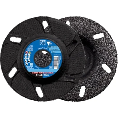 Afbeelding van PFERD 64196126 CC GRIND VIEW 125 SGP STEELOX Schuurschijvenset Diameter mm Boordiameter 22.23 10 stuk(s)