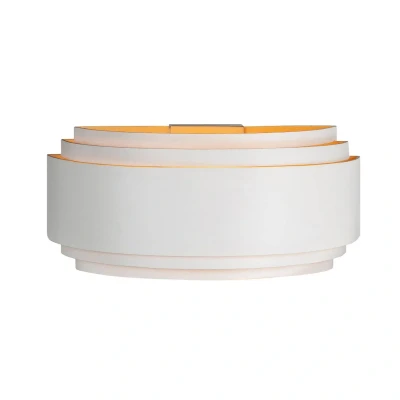 Afbeelding van Wandlamp Sofia, wit, breedte 30 cm, aluminium, E14