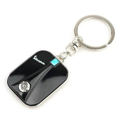 Afbeelding van LYNMTPJ Motorfiets en scooter sleutelhanger, voor Vespa GTS300 GTV LX PX LT Sprint Primera 150 250 Piaggio GTS 60 125 300 (kleur: zwart)
